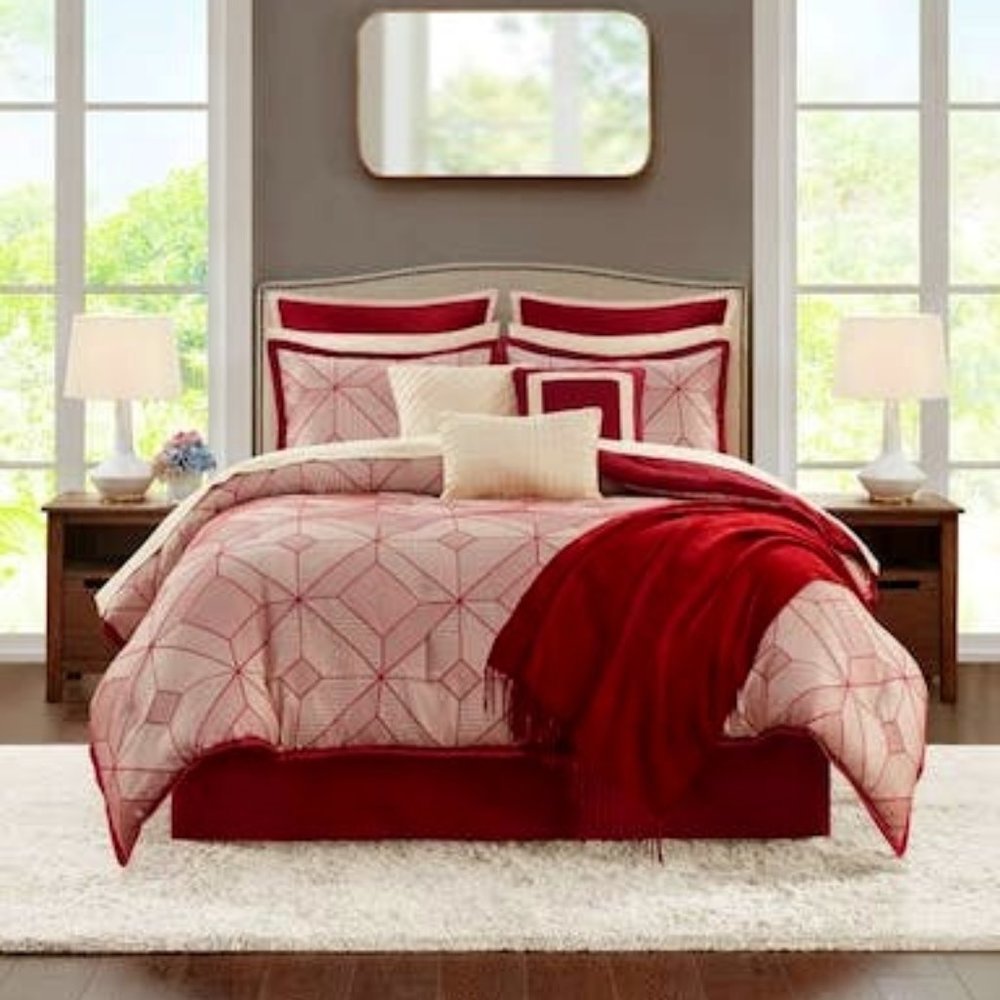 JLA Home Emmet 14-PC. King Comforter Set Bedding